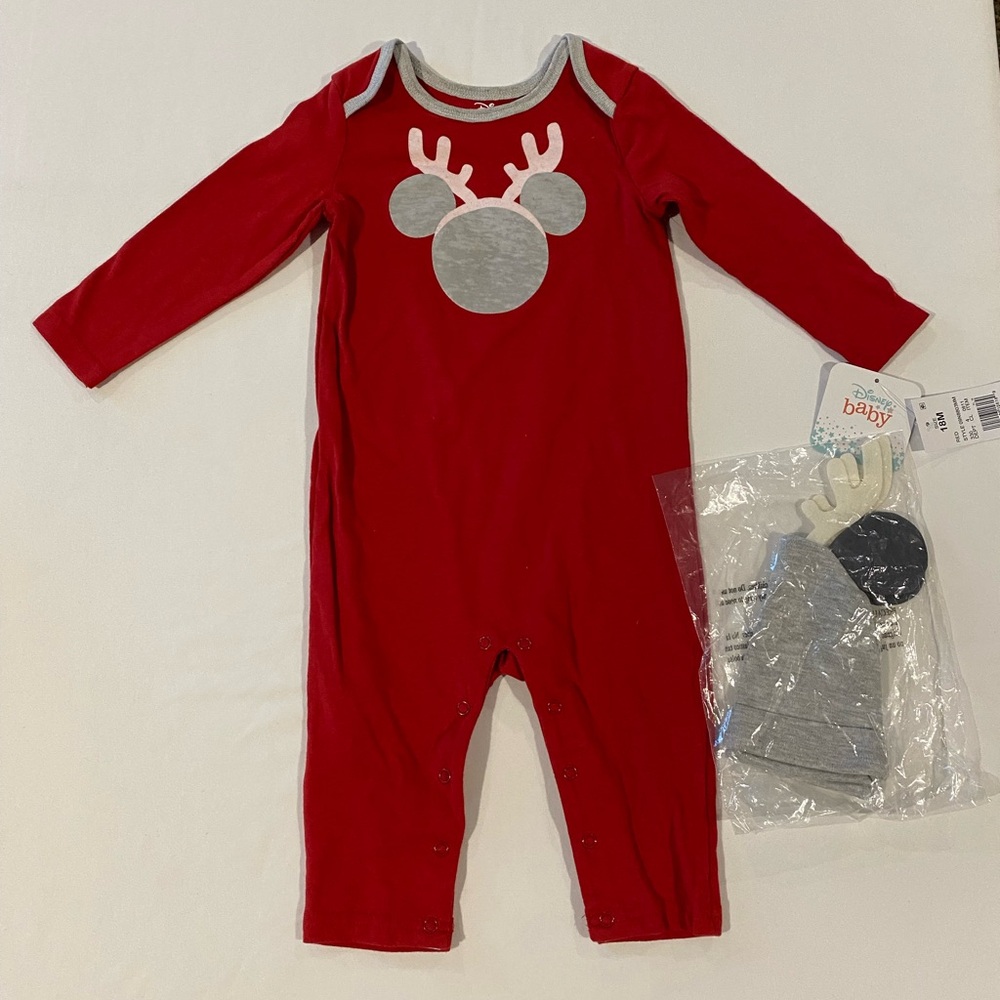 Disney Baby 18 mo, NWT, Red, Comes with hat